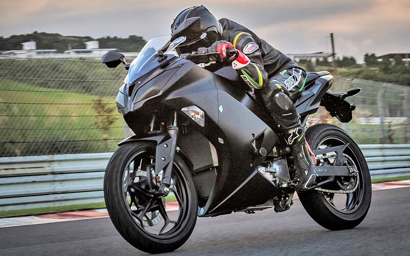 Electric motorcycle driving range calculate